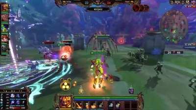 Ra penta while team flames each other