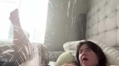 I got a surprise rainshower