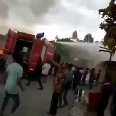 Not sure if this belongs here, but it must have been that guy's first day on the job.