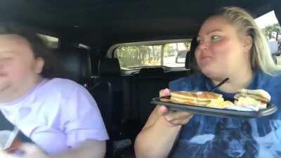 These Cool Ladies Really Like Pancakes and Syrup