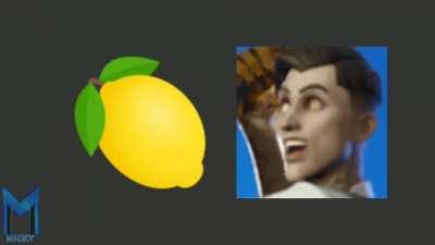 Midas eats a lemon