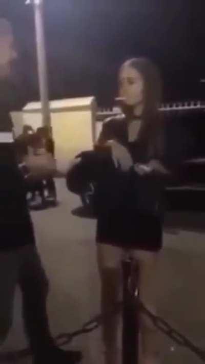 This scumbag does this over banter