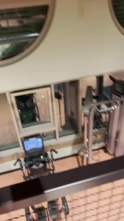 (f) Imagine just the two of us at the gym