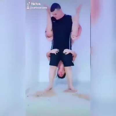 Acrobatics attempt = explosive diarrhea