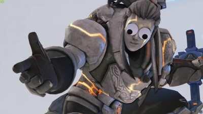 Brig with googly eyes