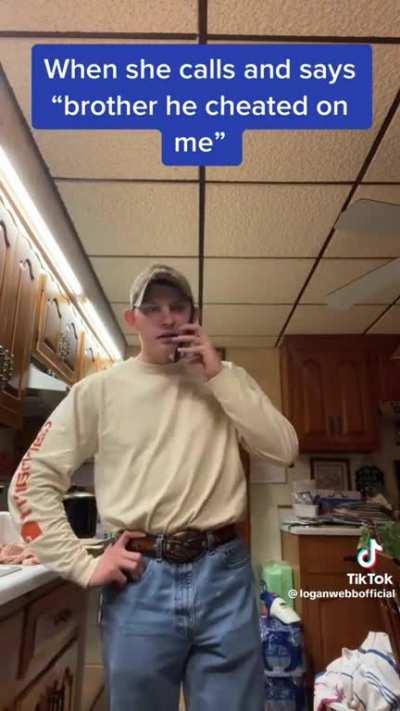 Easy, bro, we don’t want any trouble!