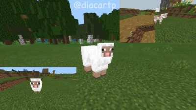 I recreated Field of Hopes and Dreams from Deltarune with only Minecraft sheep noises! Special inspiration from u/Jachael123 !