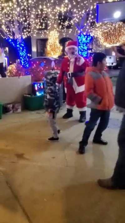 Santa ate the wrong gumdrop