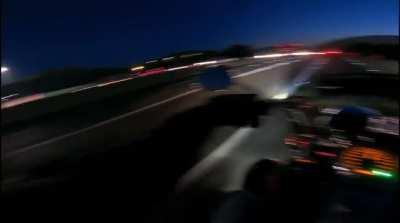 Crossing solid white line just to merge into me