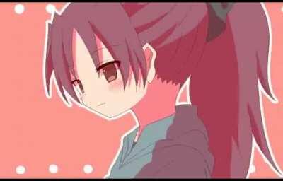 Sharing some Pocky with Kyoko