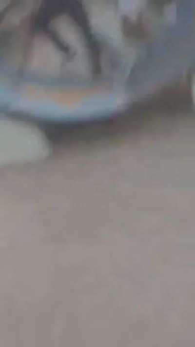 This is the kind of exercise equipment communist countries have in their parks.