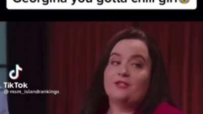 Georgina with no chill.