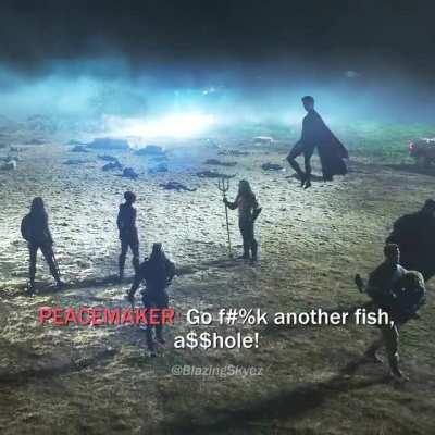 The Deep cameos with Aquaman and the Justice League