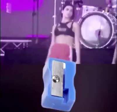 my pencil when i put it in the pencil sharpener