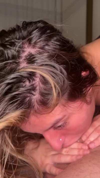 She loves to worship cock