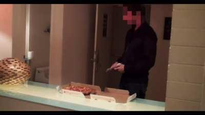 Pizza guy touched her pussy