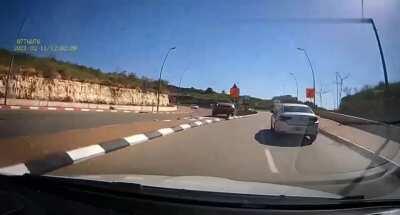 Sometimes the idiot in is in the other car, and there is nothing you can do about it.