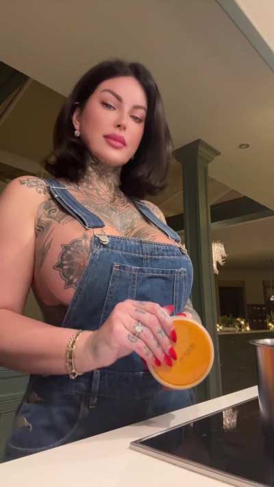 Sorry I dont wear a bra, Hope you don't mind