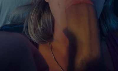 Throat full of monster cock