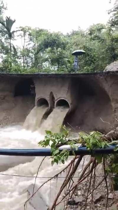 Lucky man with an umbrella ☔🌧️