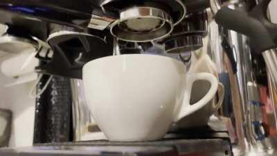 First shot on the new portafilter!