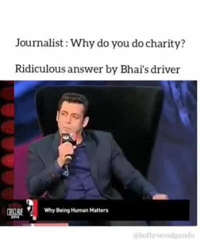 Salman bhai jo bolte hain, sochke bolte hain.