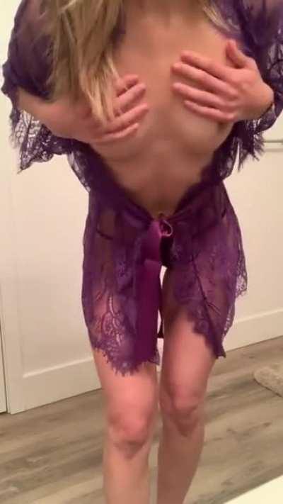 This purple lace had me feeling kinda adorable 💜