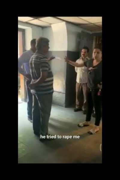 Indian karen threatens to file a false rape case against the Bank managers
