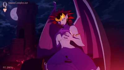 Demona Toying with Goliath (Gargoyles) [QueenComplex]