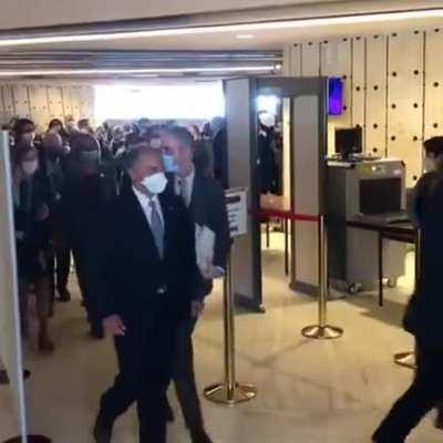 This morning in the UN Human Rights Council more than 140 diplomats refused to listen to Russian Foreign Minister Lavrov’s futile attempt to justify unacceptable military aggression. Watch them leave the Council Chamber.