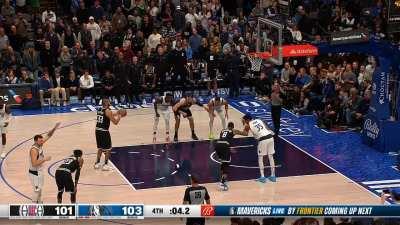 [Highlight] Batum executes the intentional free throw miss perfectly but Covington sold