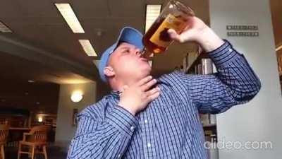 Prove your sigma status by publicly drinking in the library