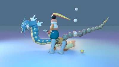 Day 17 of fusing every Gen 1 Pokemon into one by adding the top comment. There is now a Gyarados sticking out of Arcanine! (17/151)