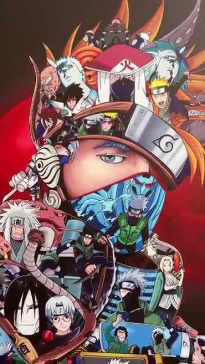 I colored the Kakashi art! Hope you like it!