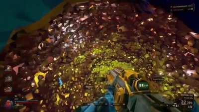 Has anyone encountered this before? It's literally a cave of gold!