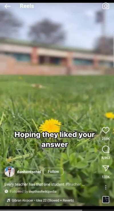 Bro needs that one student