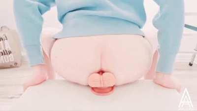 Big Dildo Deep In My Ass