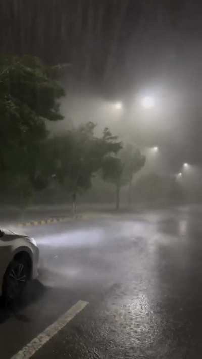Enjoying heavy and Peaceful Rain🌧️😍...
