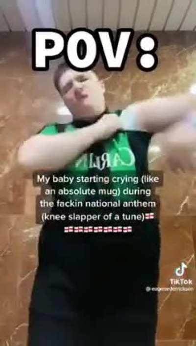 no talkin during the anthem you mug