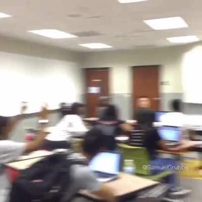 This teacher is in way over his head.