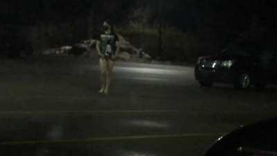 Playing in the Parking Lot!