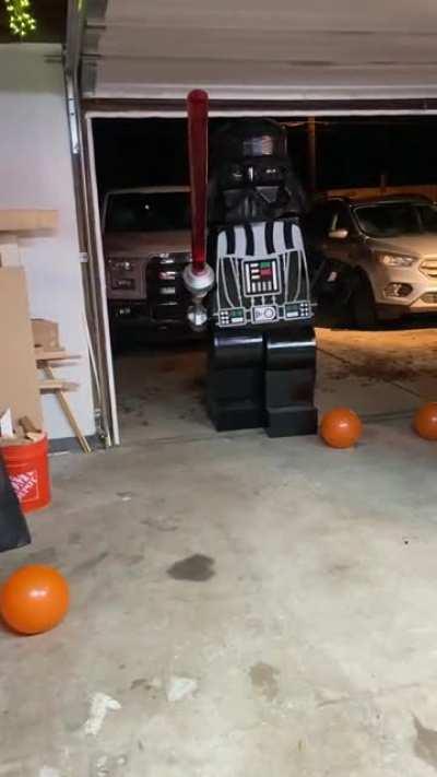 My LEGO Darth Vader costume was a hit. My Doggo disagrees