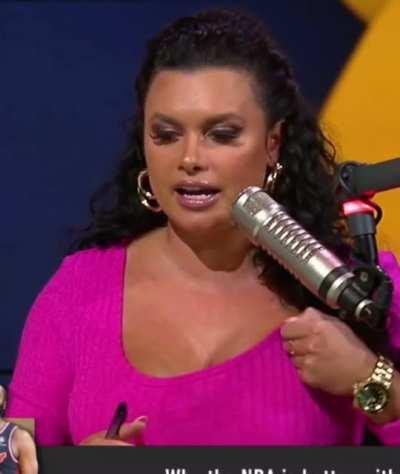 closer view of a brief bra appearance