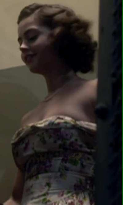 Jenna Louise Coleman flashing for your attention