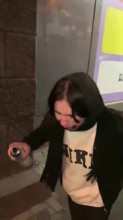 Bad boy show us how to huff paint