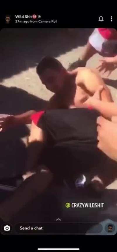 Worst seizure you’ll see on any fight video. Not for the faint of heart (brutal suplex included)