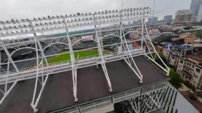 Drone tour of Wrigley!