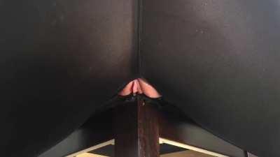 Humping this chair made me squirt so much!!