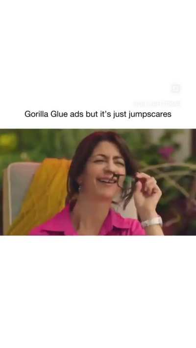 Gorilla glue adds but it's literally perfect cut screams
