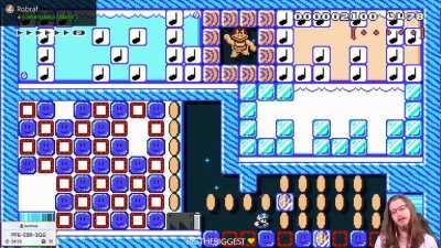 Streamer Plays Evil Mario Level for >1 hour. Then the maker tells him: 